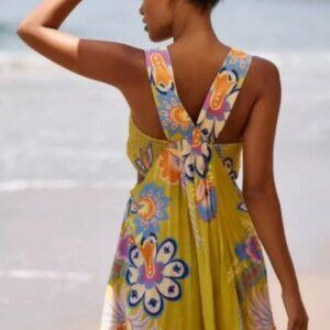 Anthropologie | Piper Bandeau Mini Dress Summer Colorful, size XS